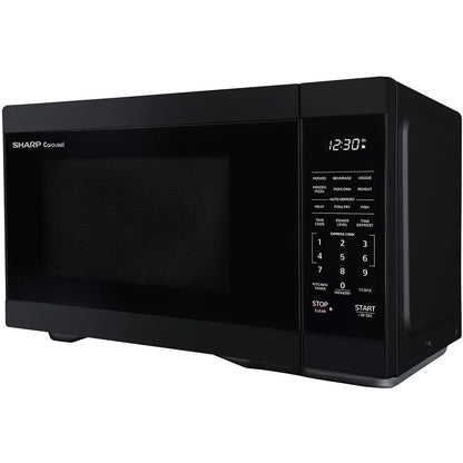Sharp 1.1-Cu. Ft. Countertop Microwave Oven in Black