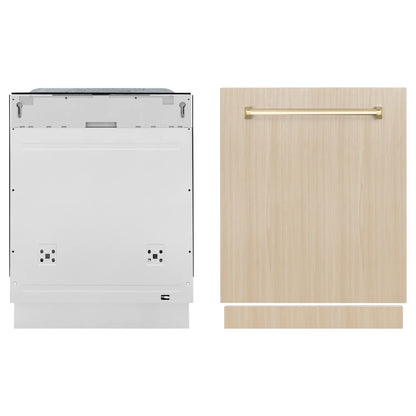 Zline Dwmtz-24-G 24" Wide 16 Place Setting Built-In Panel Ready Top Control Dishwasher -