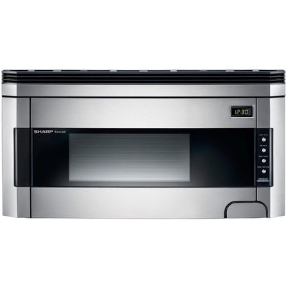 Sharp 1.5 Cu. Ft. 1000W Over-the-Range Microwave Oven with Concealed Control Panel in Stainless Steel