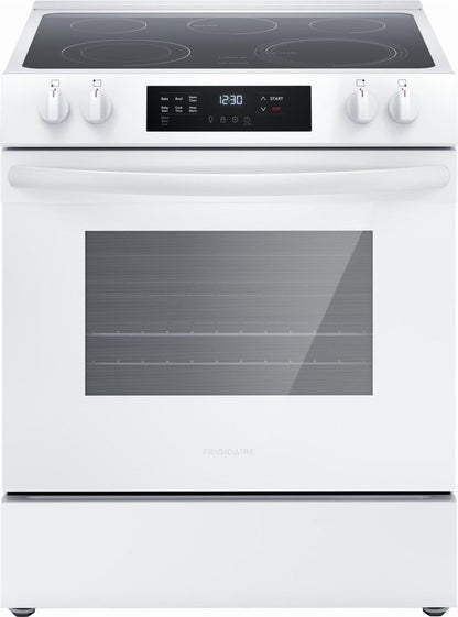 Frigidaire FCFE3062AW 30" Electric Range with Steam Clean