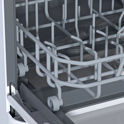 Kitem Mini Dishwasher with 6 Functions, 5 Place Settings -- 2-Tier Rack, 3-Spray Arm, Air-Dry Function, Portable Dishwasher with 5L Water Tank, Automatic Smart Countertop Dishwasher