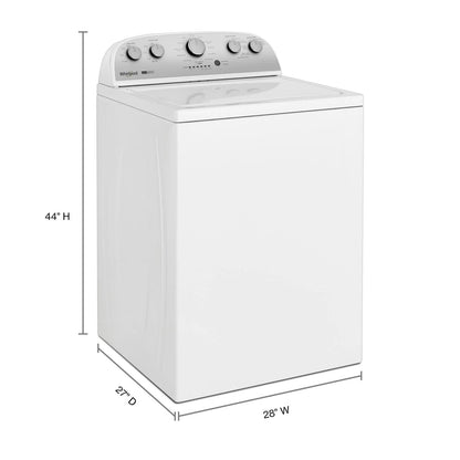 Whirlpool? Brand New WTW4957PW, 3.8-3.9 Cu. Ft. 2 in 1 Top Load Washer with Removable Agitator Capacity 3.8 Cu ft