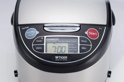 Tiger JAX-T10U-K 5.5-Cup (Uncooked) Rice Cooker and Warmer - Stainless Steel
