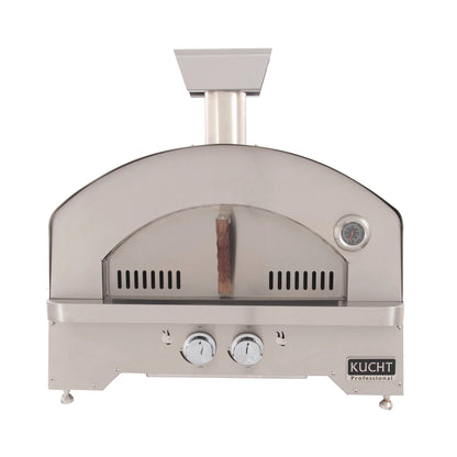 NAPOLI Outdoor Portable Propane Gas Pizza Oven in Stainless Steel