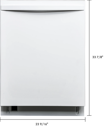 Kenmore 02214622 Built-in 24-inch Stainless Steel Tub Dishwasher, White, 34"H x 24"W x 25"D