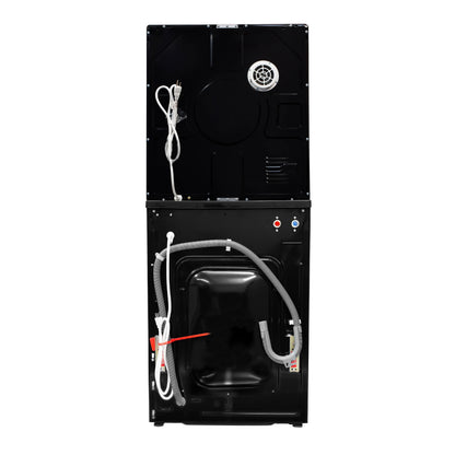Equator 110V 1.6 cf Washer w/ Pet Cycle & 110V 3.5cf Vented Digital Sensor Dryer in Black