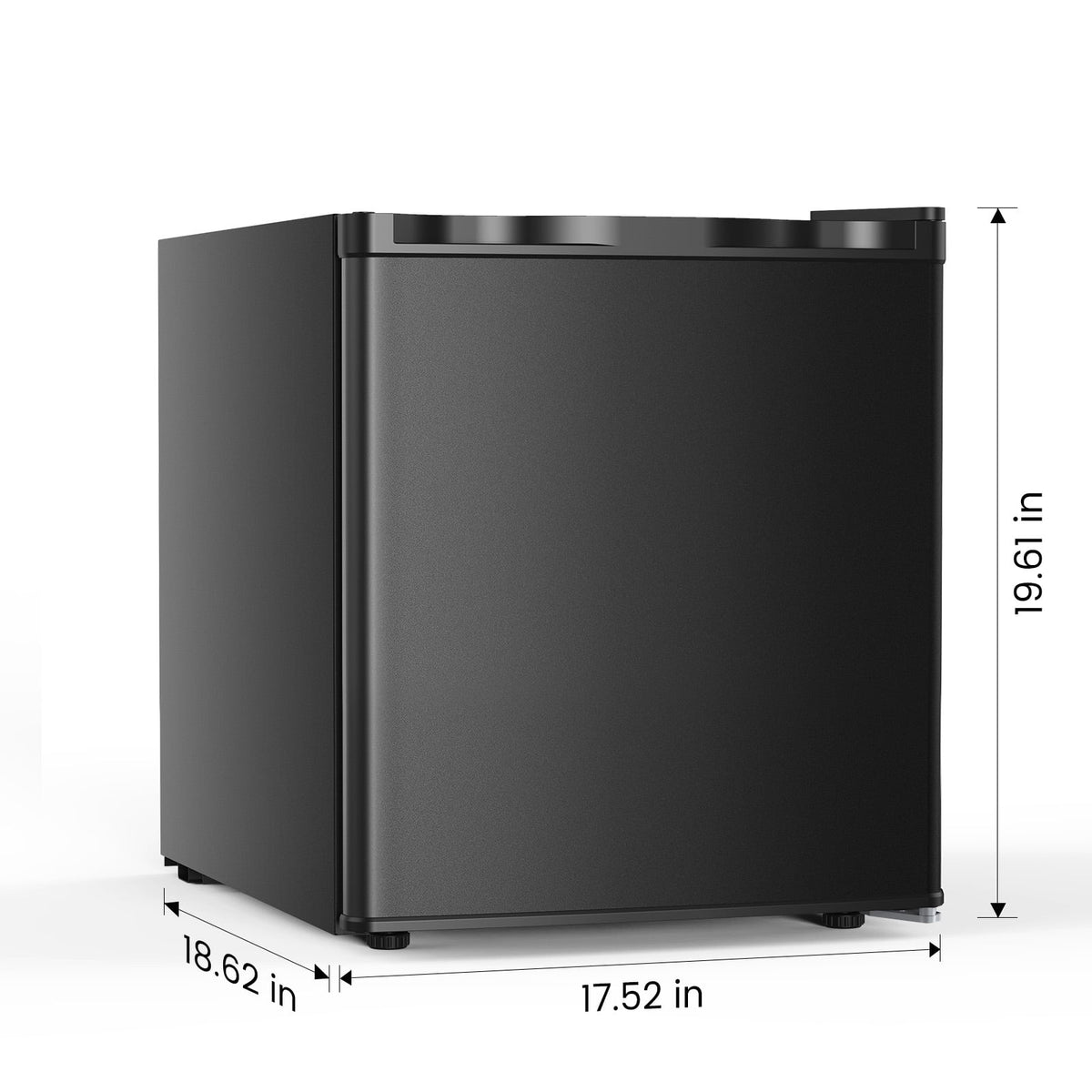 KNDKO 1.2Cu.ft Upright Freezer, Mini Freezer with Reversible Door, Perfect for Home/Office/Dorm, Black