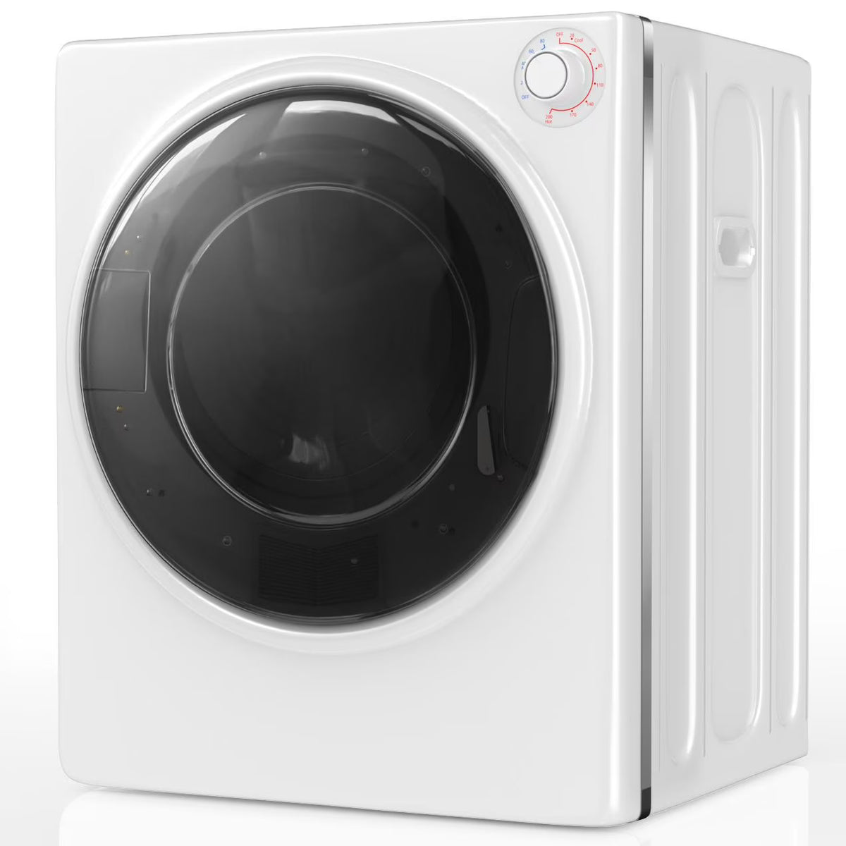 TABU 2.6 cu ft Portable Dryer for Clothes, 8.8 lbs Compact Dryer, Electric Dryer for Apartment,White