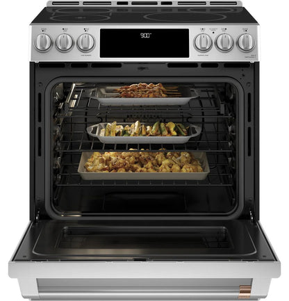 CAFE CHS90XP2MS1 slide in electric range