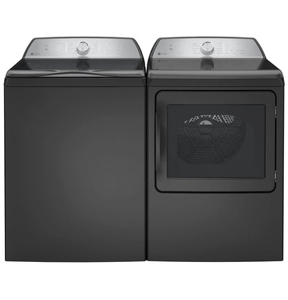 GE Appliances 4.9 cu ft White Top Load Washing Machine with Smarter WashTechnology and FlexDispense
