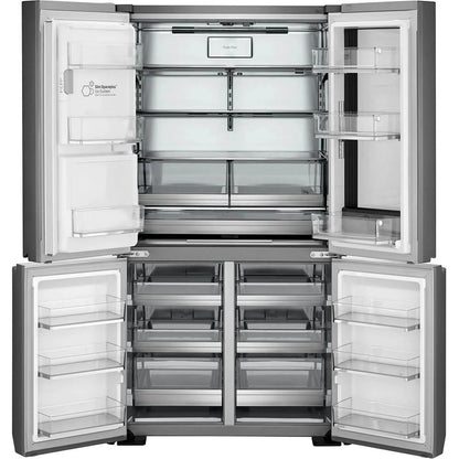 LG URNTC2306N 22.8 Cu. Ft. Textured Steel French Door Counter-Depth Refrigerator