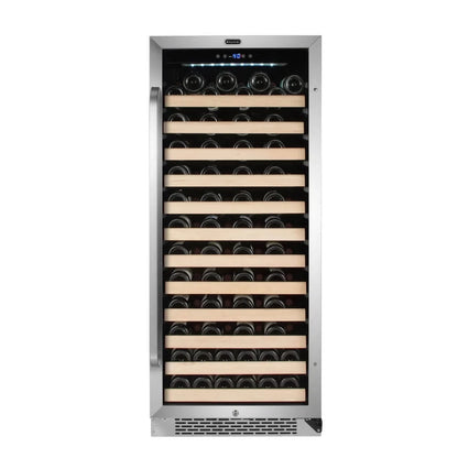 Whynter 24 inch Wine Cooler Refrigerator, 54 Bottle Wine Fridge with Stainless Steel Glass Door