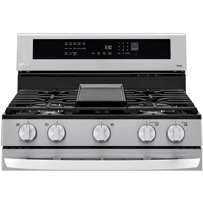 LG 30�� 5.8 cu ft Slide-In Gas Range in Stainless Steel