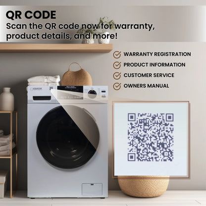Equator 1.62 cu.ft./15 lbs All in One Combo Washer Dryer with Pet Cycle Silver