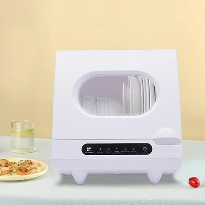 Portable Dishwasher, Countertop Dishwasher, Compact Dish Washing, Mini Dishwasher, 5 Washing Programs, 360�� Spray Arms, Air-Dry Function, for Apartments, Dorms, Boats, Campers, RVS