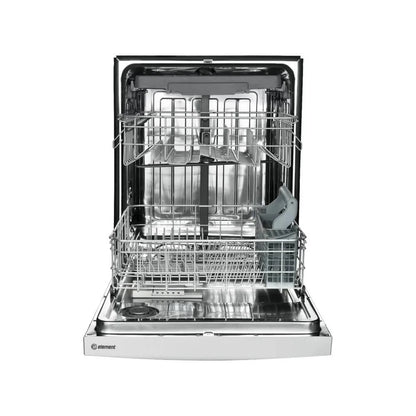 Element Electronics 24" Front Control Built-in Dishwasher - Stainless Steel (ENB6632PEBS)