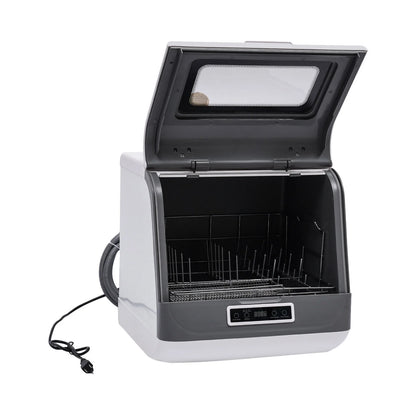 Countertop Dishwasher, Portable Countertop Dishwasher, Mini Dishwasher for Small Households, Apartments, Boats, and Campers/ RVS with Limited Space