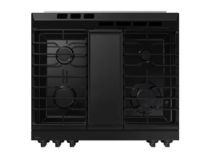 Samsung Bespoke Smart Slide-In Gas Range 6.0 cu. ft. with Air Fry & Precision Knobs NSG6DG8300SR