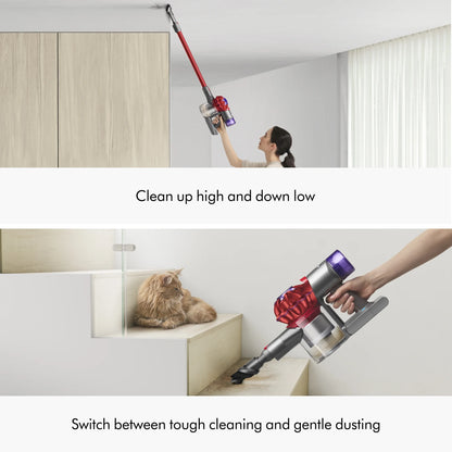 Restored Premium Dyson V8 Origin Cordless Vacuum | Red (Refurbished)