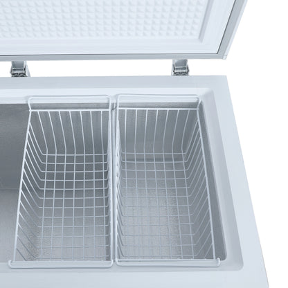 Hamilton Beach 25 Cu. Ft. Chest Freezer, 2 Doors, Garage Ready, White