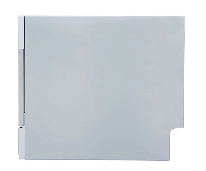 Countertop Dishwasher with Delay Start in Silver