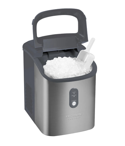 Frigidaire Gallery, 33 lbs. Nugget Ice Maker, Stainless Steel, Black, EFIC214