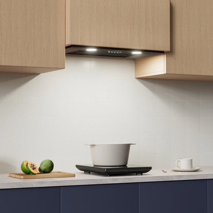 CIARRA Insert Range Hood 20 inch 450 CFM with Push Button Control Stainless Steel CAS913E52
