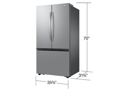 Samsung 27 cf French Door Refrigerator Counter Depth Dual Ice Maker Stainless Steel RF27CG5100SR