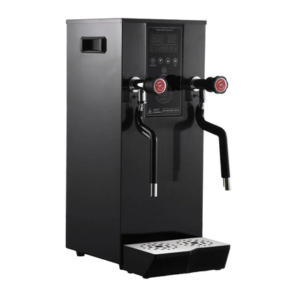 Commercial Coffee Milk Frother, 110V Automatic Frother with 12L Capacity for Restaurants (Black)