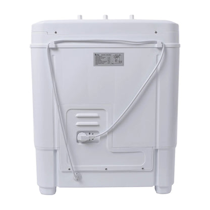 ZOKOP XPB35-188S 14.3lbs Semi-Automatic Washing Machine - Efficient, Compact Design for Apartments and Small Spaces - Gray Cover