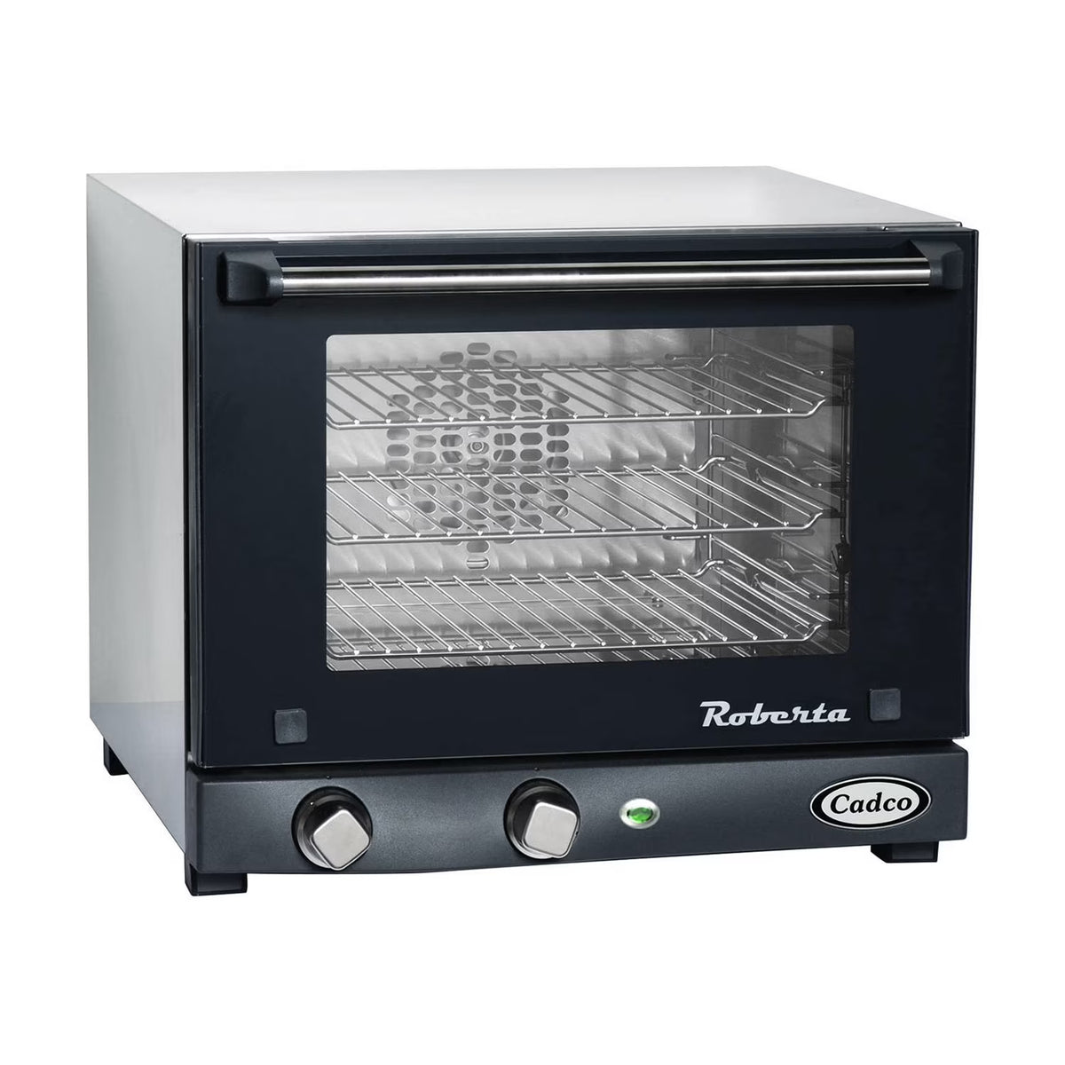 BroilKing POV-003 Compact Quarter Size Convection Oven w/ Sheet Pan, Black