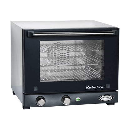 BroilKing POV-003 Compact Quarter Size Convection Oven w/ Sheet Pan, Black