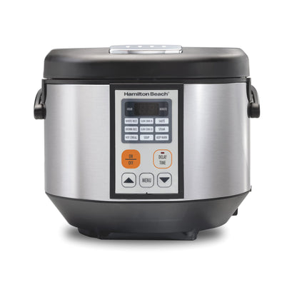 Hamilton Beach Digital MultiCooker, 20 Cup Rice Cooker, Slow Cooker, Steamer Saut��, Hot Cereal, Soup, & More