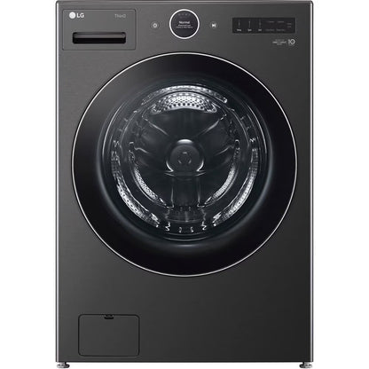 LG WM6700HBA 5.0 Cu. Ft. Black Steel Front Load HE Stackable Smart Washer