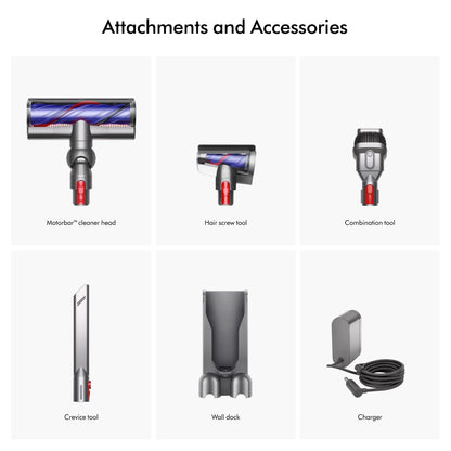 Restored Premium Dyson V11 Cordless Vacuum Cleaner | Iron/Blue (Refurbished)