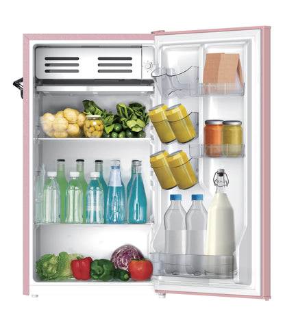 Frigidaire EFR376-C-PINK 3.2-Cu.-Ft. 65-Watt Retro Bar Fridge with Side Bottle Opener (Pink)