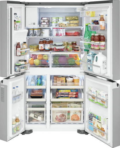 Frigidaire GRQC2255BF 36" 22 Cu. Ft 4 Door Refrigerator, Stainless Steel