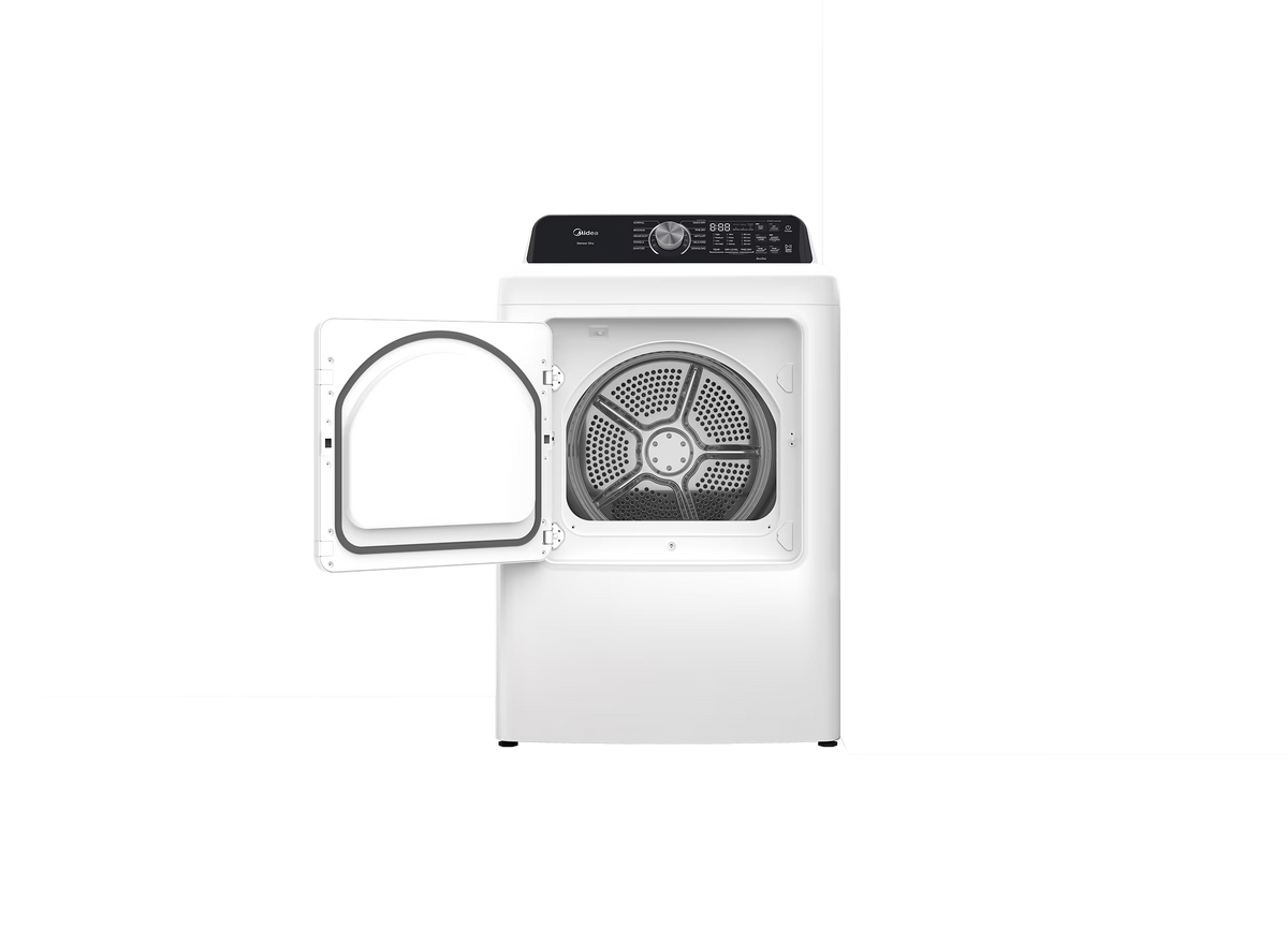 MIDEA Smart 7.0 Cu Ft. Gas Dryer, White