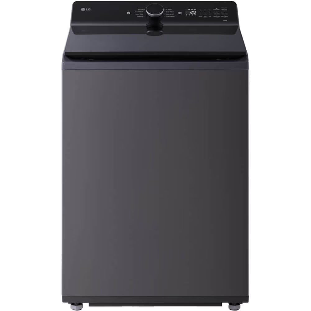 LG WT8400CB 5.5 Cu. Ft. Matte Black Mega Capacity Top Load Washer w/ EasyUnload