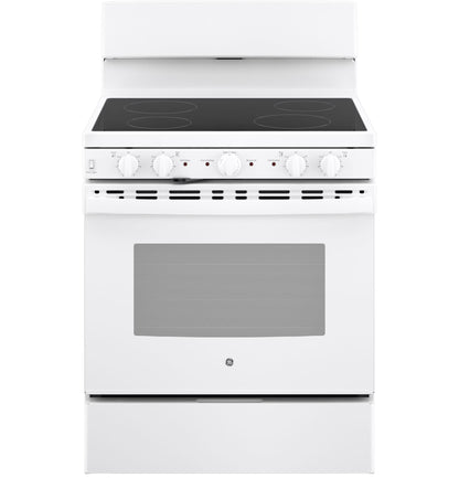 GE APPLIANCES JB480DTWW freestanding smoothtop electric range