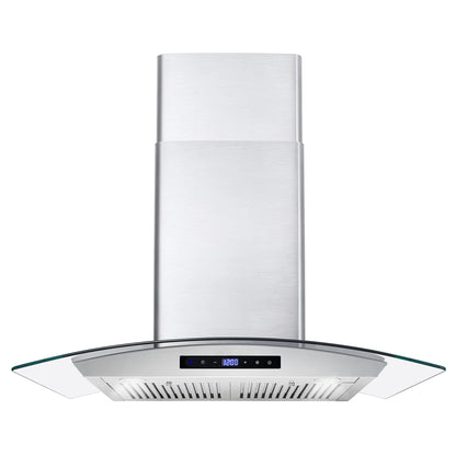 Cosmo 3 Piece Kitchen Appliance Package With 36" Electric Cooktop 36" Wall Mount Range Hood 24" Single Electric Wall Oven Kitchen Appliance Bundles