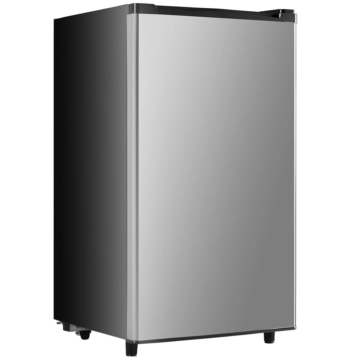 Mini Fridge 3.2 Cu. ft Single Door, 5 Star Energy Efficient, Low Noise, 5 Adjustable Thermostat & Removable Glass Shelves, Silver