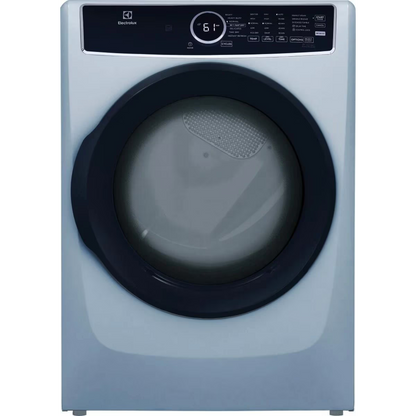 Electrolux 27 Inch Gas Dryer with 8.0 Cu. Ft. Capacity, Moisture Sensor, Reversible Door in Blue ELFG7437AG