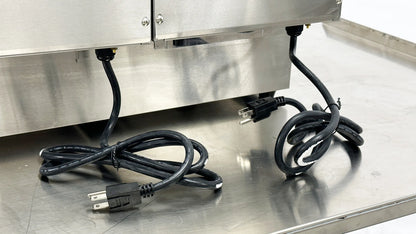 NSF 3500W Commercial Electric Countertop Fryer, Stainless Steel Commercial Deep Fryer, Dual Tank 12L