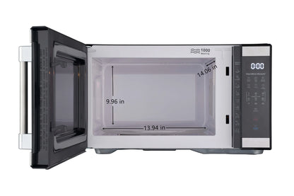 Hamilton Beach 1.1 Cu. Ft. Microwave Oven, Countertop, Black and Stainless Steel