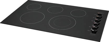 Frigidaire Ffec3625u 37" Wide 5 Burner Electric Cooktop - Black