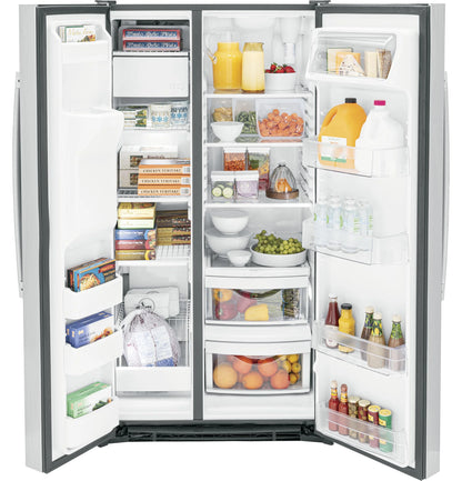 GE? 25.3 Cu. Ft. Side-By-Side Refrigerator