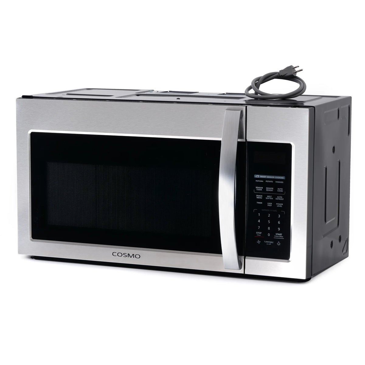 Cosmo 5 Piece Kitchen Appliance Package With 30" Electric Cooktop 24" Single Electric Wall Oven 30" Over-the-range Microwave French Door Refrigerator & 24" Built-in Fully Integrated Dishwasher