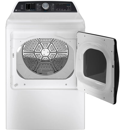 Ge Profile Ptd70eb Ge Profile 27" Wide 7.4 Cu. Ft. Electric Dryer - White on White with