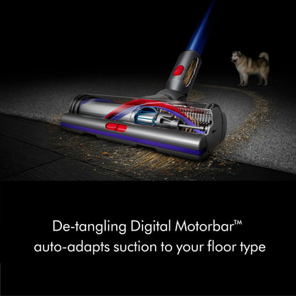 Restored Premium Dyson V11 Torque Drive+ Cordless Vacuum | Iron/Blue (Refurbished)